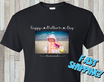 Mother's Day Tshirt - Shirt for Mom - Shirt for Grandmother - Personalized tshirt - Photo shirt - Personalized gift - Happy Mother's Day