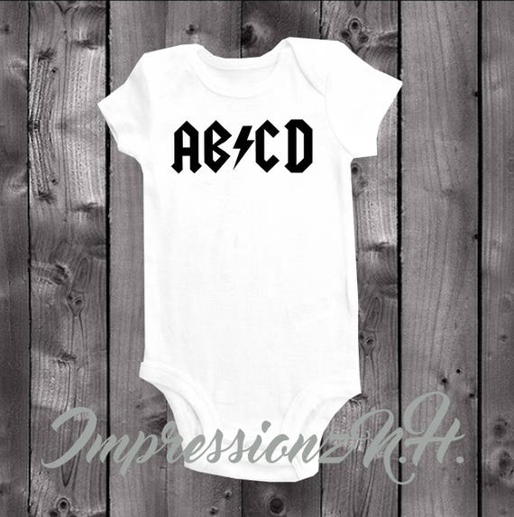 abcd onesie