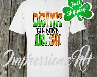 funny offensive St.Patrick's Day Tshirt - Irish shirt