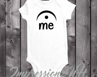 Hold me - music note funny baby onesie, funny baby bodysuit , band onesie, band bodysuit