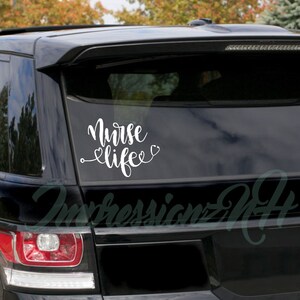 Nurse Sticker - Nurse Decal - Nurse Car Decal - Nurse&#39;s week - Nurse gift - Nurse appreciation - RN gift - RN sticker