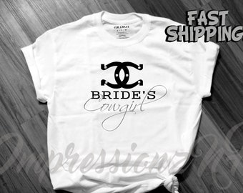Bridal Party Shirt - Bachelorette shirts - Wedding party gift - Western theme wedding - Country Bride - Bridesmaid proposal- Bridesmaid gift