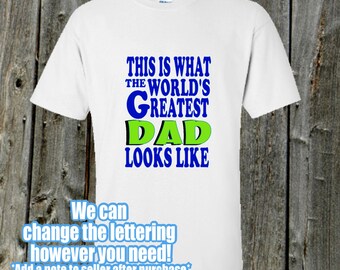 T-shirt papa plus grand du monde
