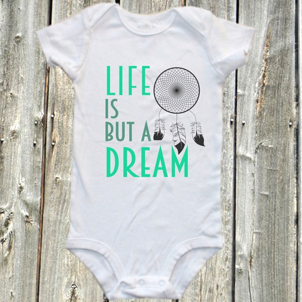 life is but a dream - lullaby baby one-piece bodysuit  baby shirt , lullaby baby onesie