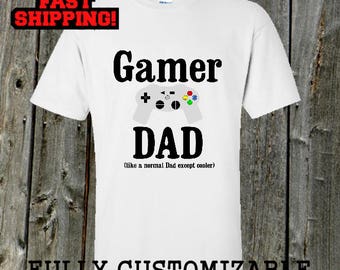 Gamer Dad shirt - Funny Father's Day tshirt for gamer dad