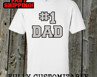 Vaderdag t-shirt-#1 vader shirt voor's werelds grootste papa