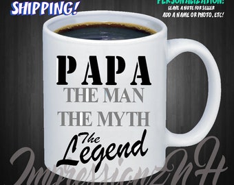 Papa Mug - Papa gift- gift for Papa - Father's day mug - Father's day gift - Grandpa gift - grandpa mug