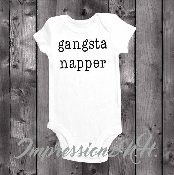 gangsta napper onesie