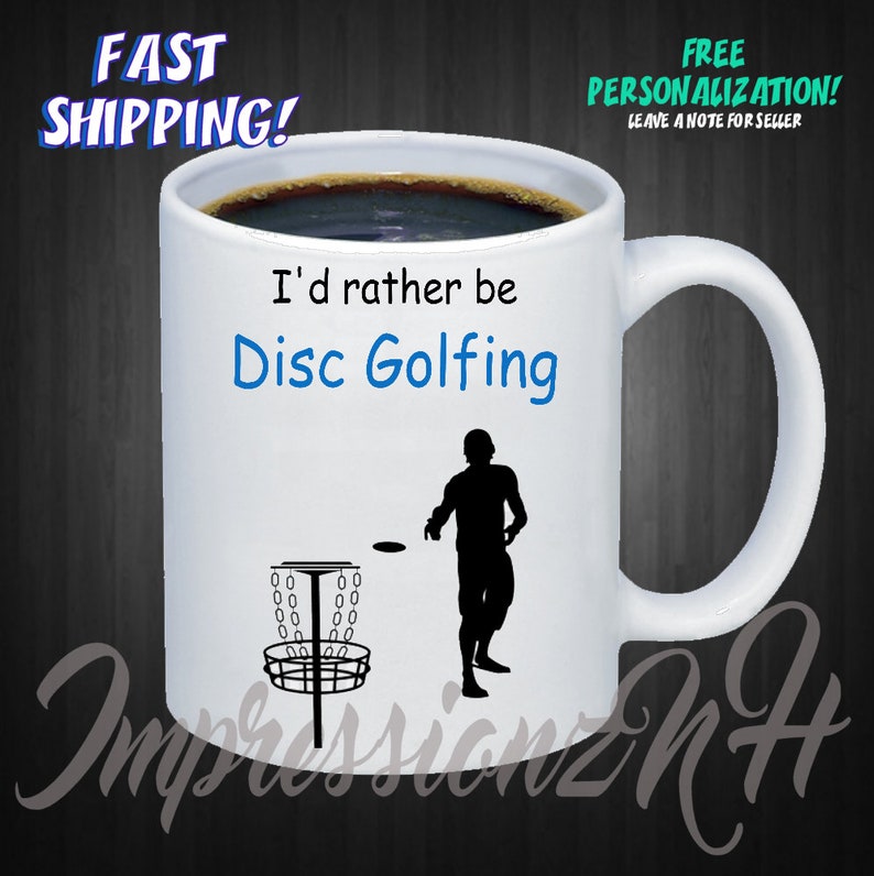 Disc golf mug Disc Golfing gift image 1