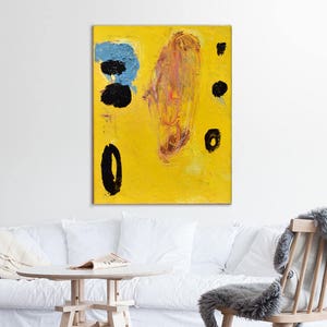 Original abstract painting Yellow painting abstract art original art original painting modern painting wall art abstract wall art modern art