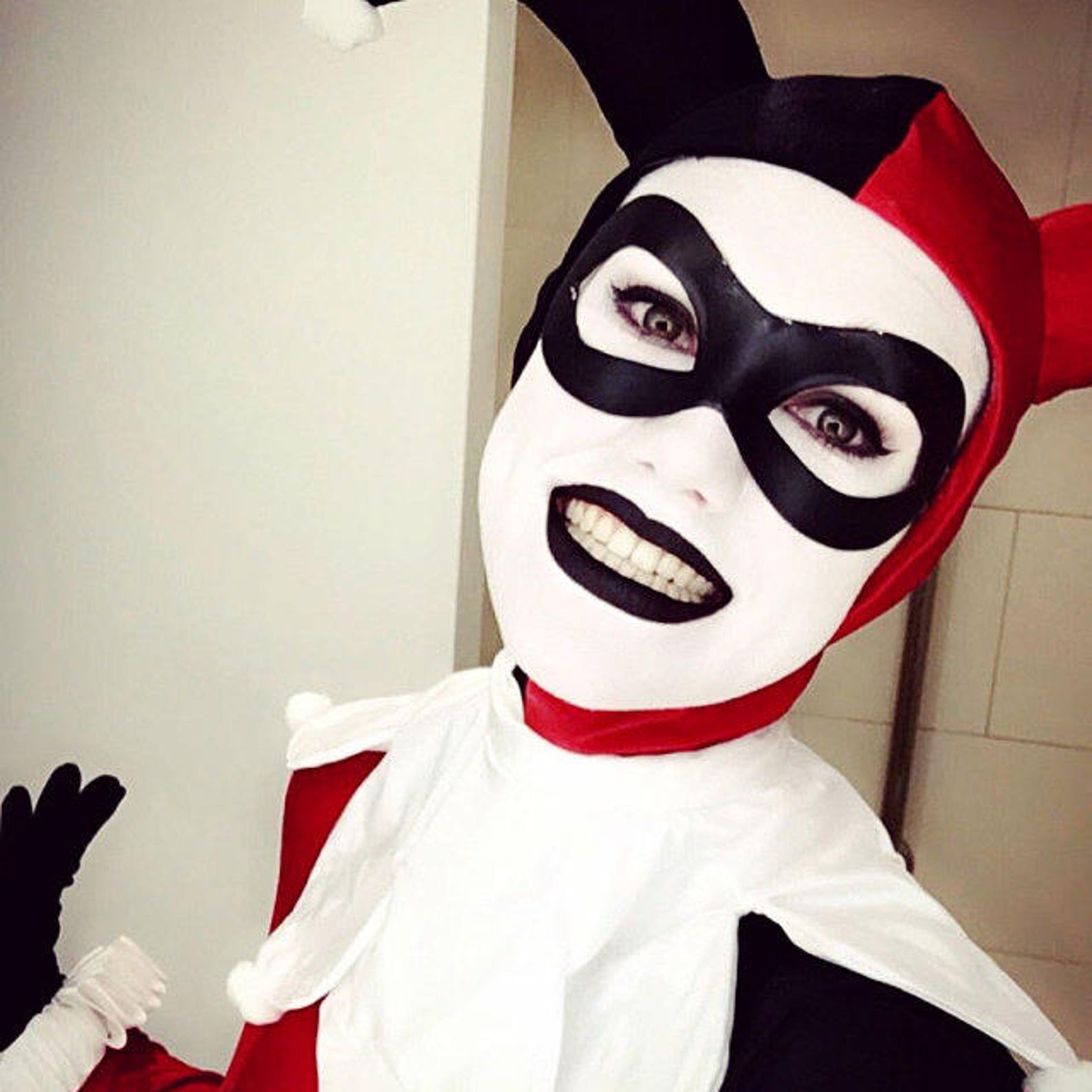 Harley Quinn mask Etsy