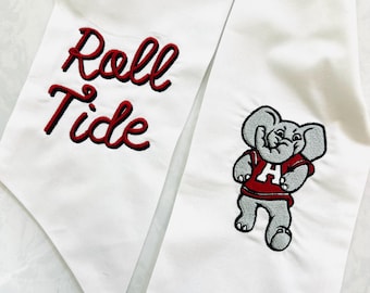 Bufanda/banda con corona de Alabama para el día del partido