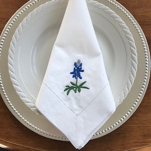Texas Bluebonnet Dinner Napkins