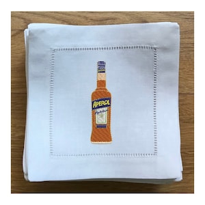 Spritz Embroidered Cocktail Napkins