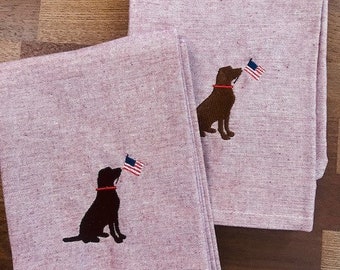 Labrador Chambray Kitchen Towel