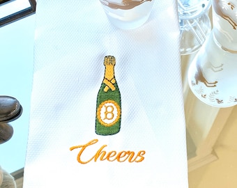 Toalla de mano Cheers Champagne