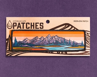 Grand Teton Iron-On Patch by Hydrascape Stickers