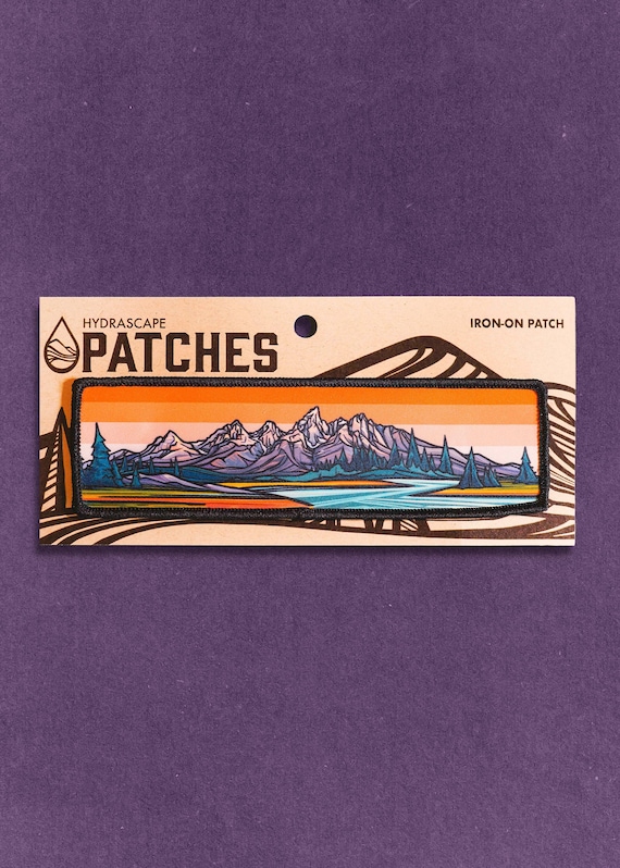 Grand Teton Iron-On Patch by Hydrascape Stickers