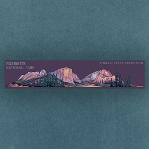 Yosemite National Park Miniscape Sticker