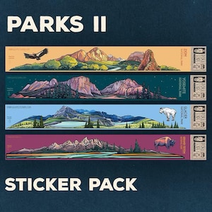 National Parks II Sticker Pack