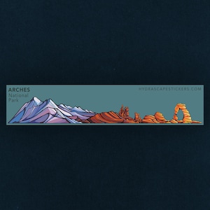 Arches National Park Miniscape Sticker