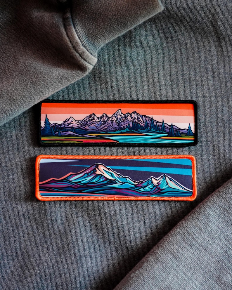Grand Teton Iron-On Patch by Hydrascape Stickers image 3