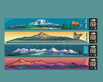 PNW Peaks Sticker Pack