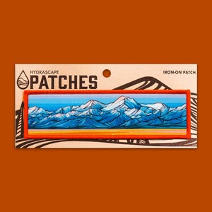 Naszywka do prasowania „Góry Skaliste” firmy Hydrascape Stickers