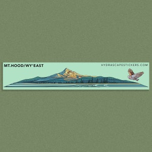 Mt Hood Miniscape Sticker