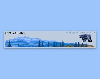 Appalachians Miniscape Sticker