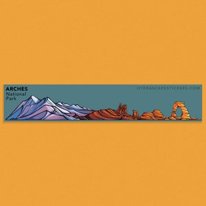 Arches National Park Miniscape Sticker