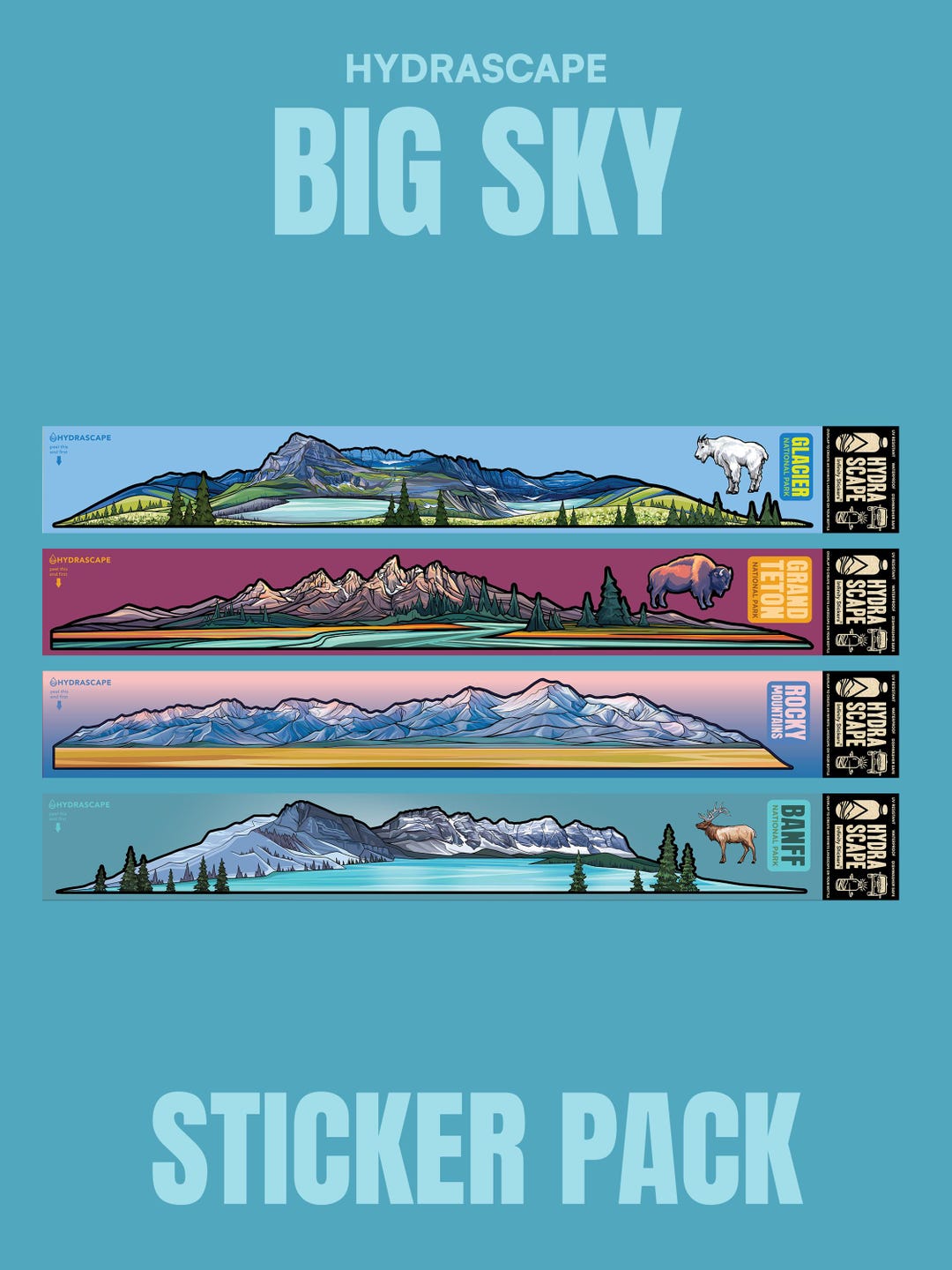 Big Sky Sticker Pack - Etsy