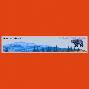 Appalachians Miniscape Sticker