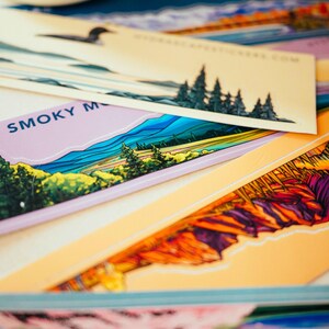 Mt Baker & Twin Sisters Miniscape Sticker image 6