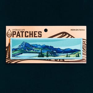 Glacier Iron-On Patch by Hydrascape Stickers