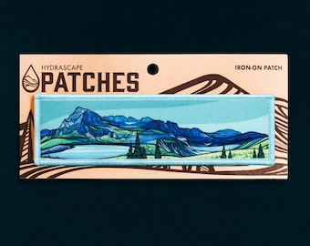 Glacier Iron-On Patch by Hydrascape Stickers