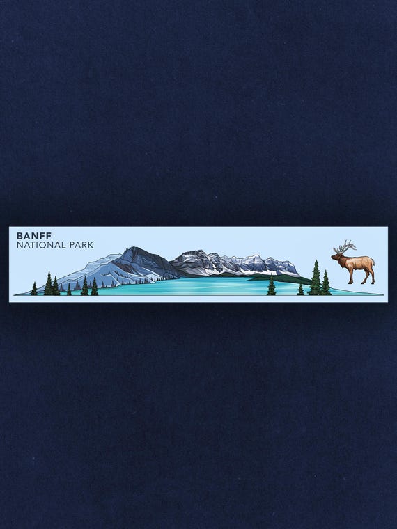 Banff National Park Miniscape Sticker