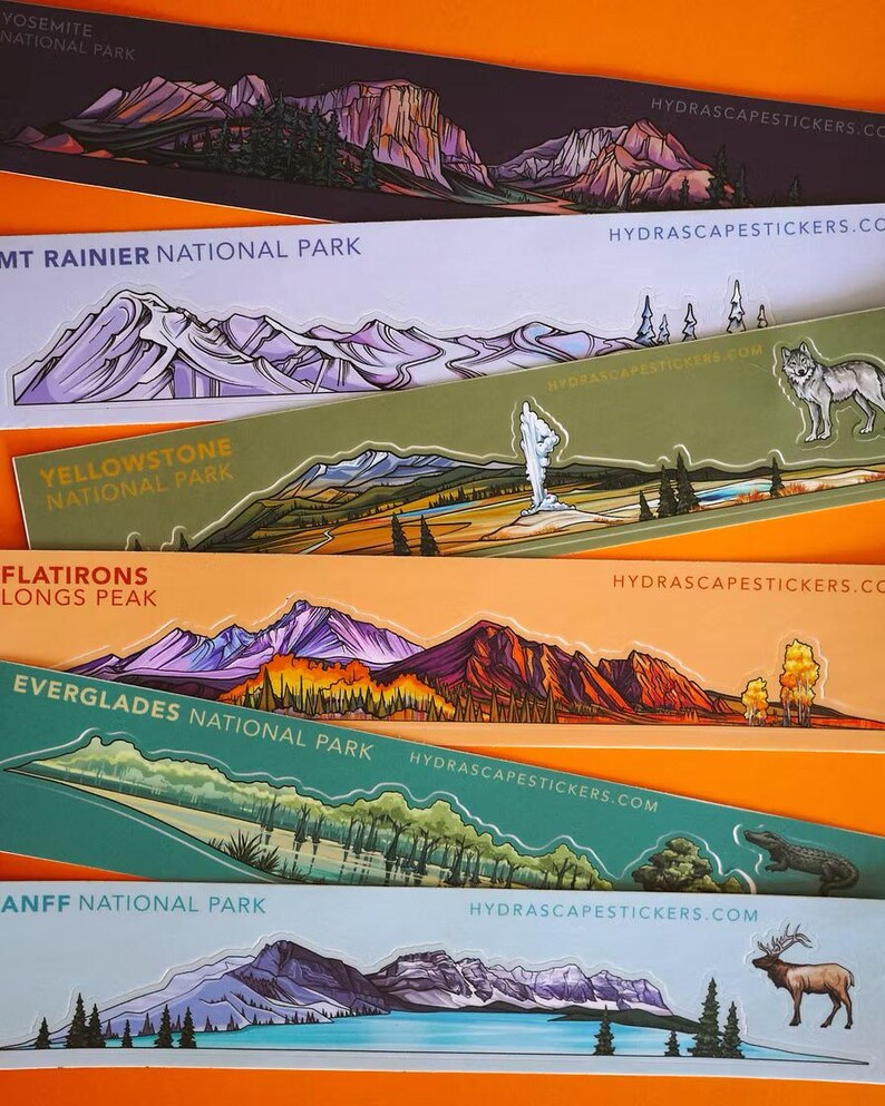 Miniscape Sticker Pack National Parks Collectors - Etsy