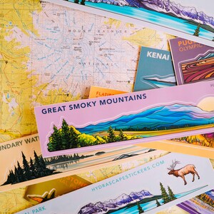Mt Baker & Twin Sisters Miniscape Sticker image 5