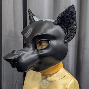 Large - 3D Printed Fursuit Head Base - Canine