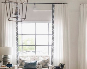Curtains With Trim Etsy