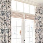 Jacobean Curtains Blues Curtains Large Floral Curtains Flower Etsy