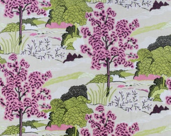 Thibaut Curtains Thibaut Daintree Fabric Oriental Curtains Etsy
