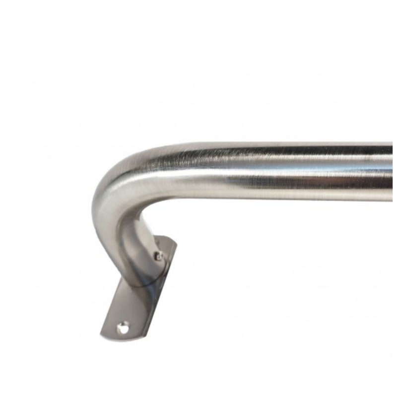 French Return Curtain Rod CUSTOM CUT Round Iron Curtain Rod Etsy