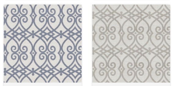 Lattice Curtains Grey Curtains Jaclyn Smith Curtain Panels Etsy