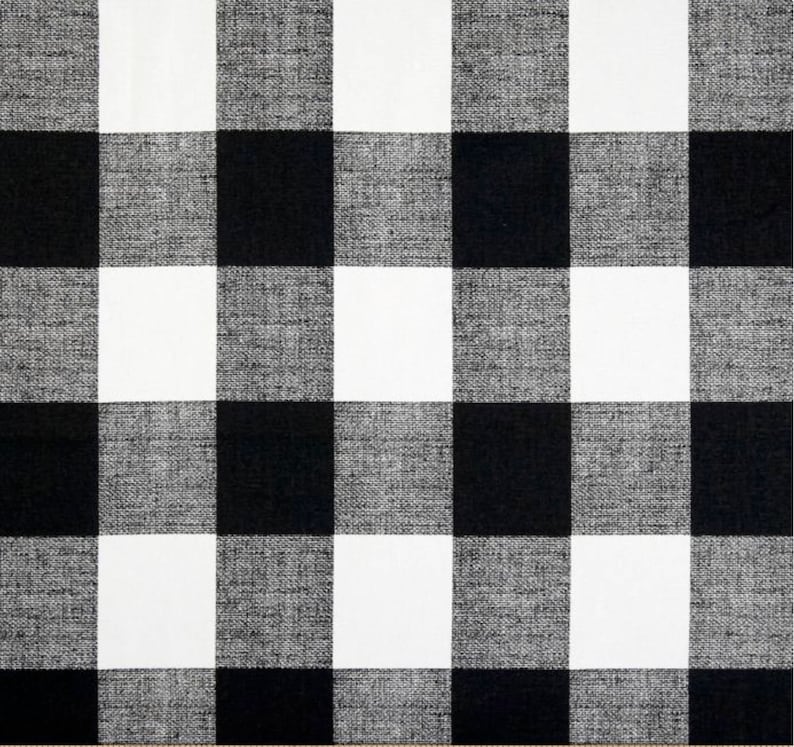 Buffalo check roman shades pleated london aqua plaid ecru Etsy