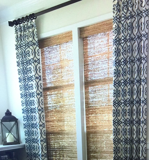 Lattice Curtains Grey Curtains Jaclyn Smith Curtain Panels Etsy