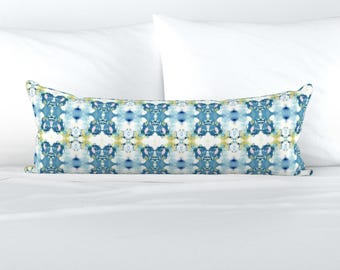 NEW Cabo Blue aqua green pillow royal blue accent pillow chinoiserie pastel design pillow greens pinks aqua lumbar pillow navy all sizes