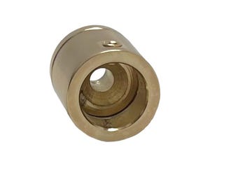 PAIR of INSIDE MOUNT Cafe Curtain Rod Bracket inside bracket brushed Brass chrome Curtain Rod bracket end bracket inside mount