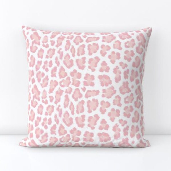 Blush Pink Leopardenkissen pink Punkte Kissen lenden rosa blush Kissenhülle Blütenblatt rosa Kissenhülle 20x20 14x20 und 18x18 Kissen pink Gepard